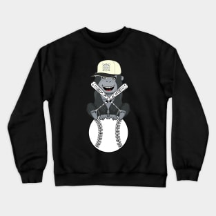 monkey baseball Crewneck Sweatshirt